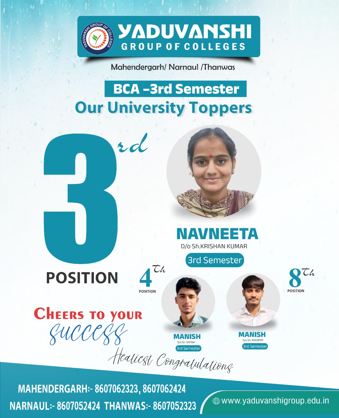 Student Achievements and Institutional Success